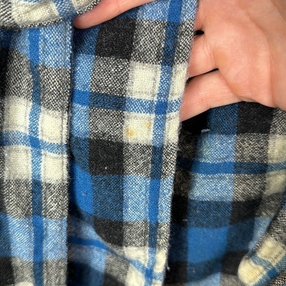 Vintage Wool Of The West Blue Belted Robe Size Medium - Picture 11 of 11